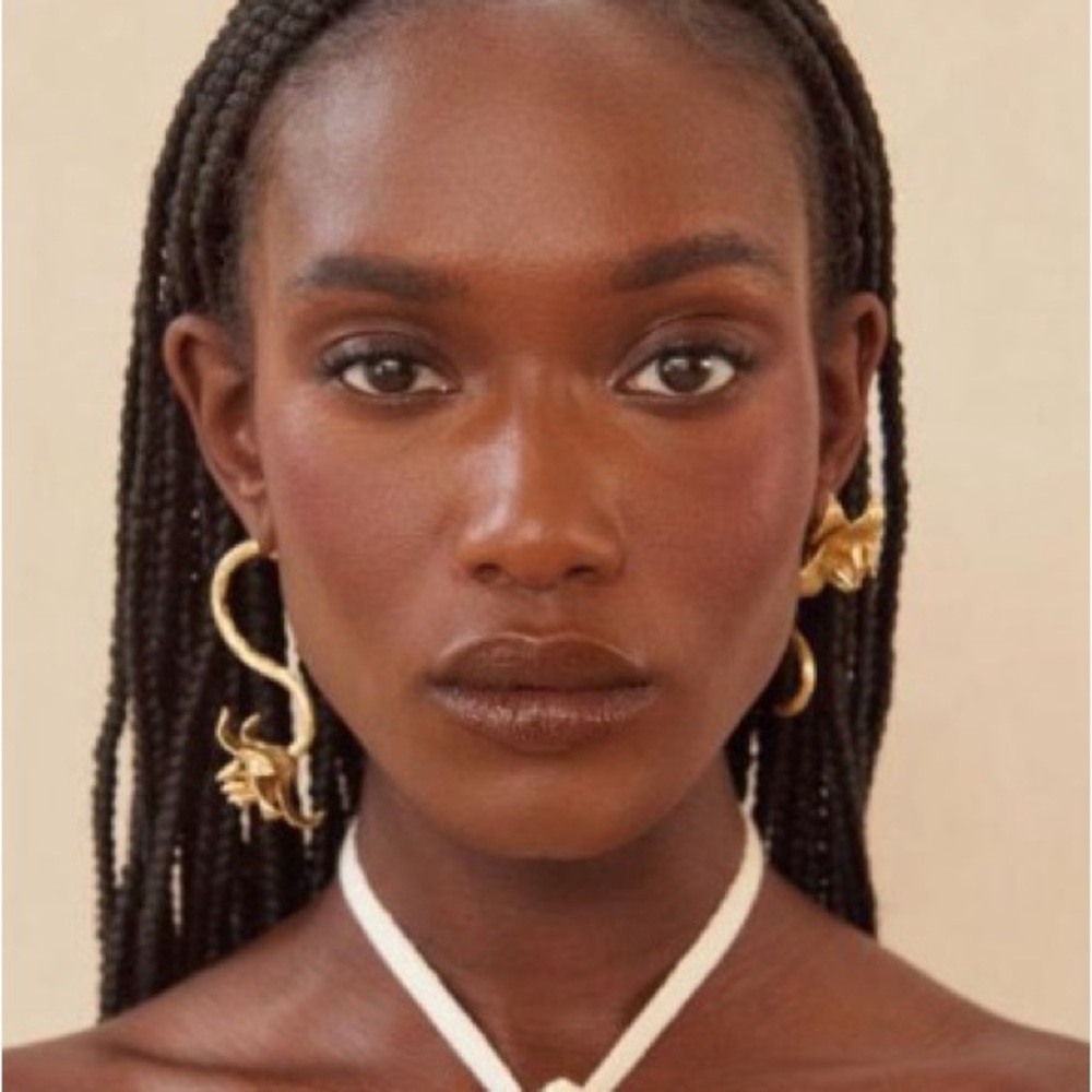 Cult Gaia brass earrings